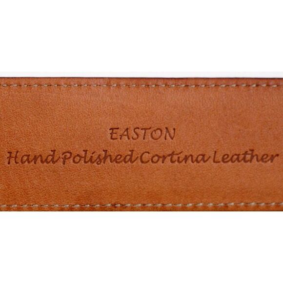 Trafalgar EASTON BROWN GENUINE LEATHER 1 1/8"Wd DRESS MEN'S BELT Sz 38/95 (X88 - Picture 8 of 12